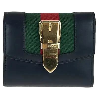 gucci portemonnee dames|Gucci leather wallet.